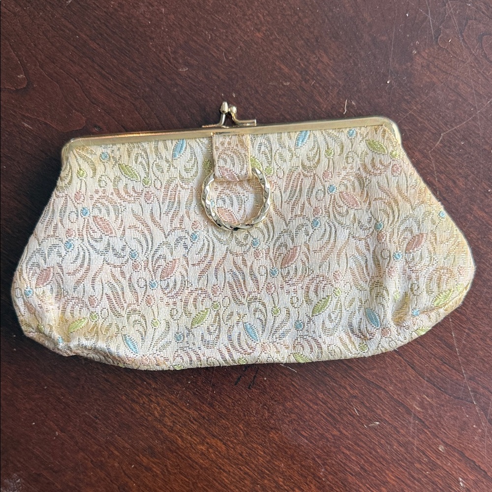 1950’s Vintage Evening Floral Clutch Bag